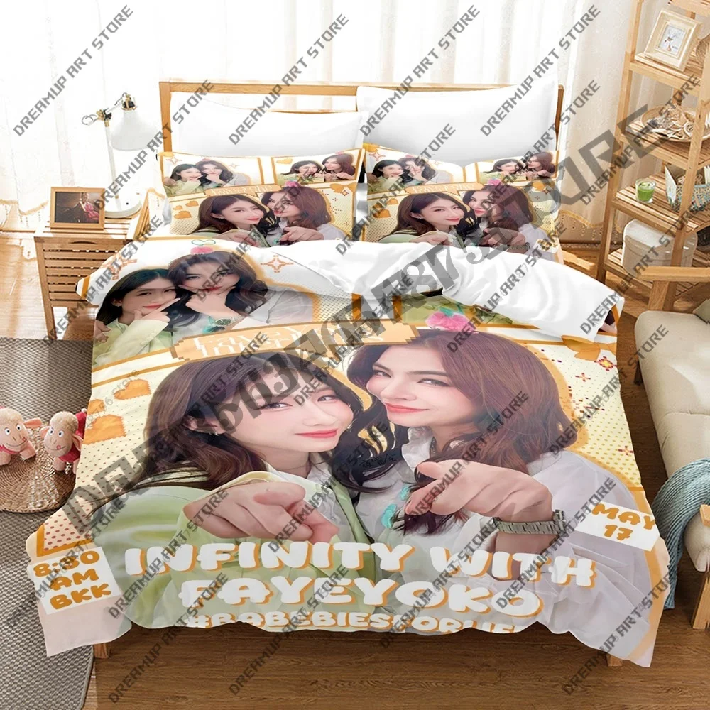 Fashion Love Filling Blank FayeYoko Faye Bedding Set Single Twin Full Queen King Size Bed Set Kids Bedroom Duvetcover Set