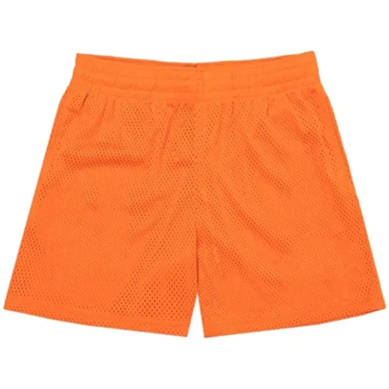2026 Summer Mesh New Muscle Fitness Quick Drying Breathable Shorts Casual Sports Solid Color No Logo Basketball Shorts