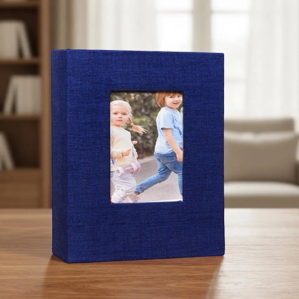 New 6 Inch 52 Pockets Photo Album Large Capacity Laminated Slip-in Picture Albums Insert Pocket Scrapbook Album Photo Collection