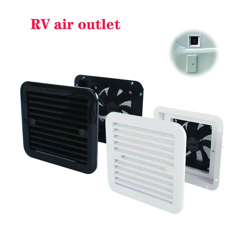 12V Caravan RV Fans Fridge Air Vent Side Exhaust Fans Camper Car Ventilation Exhaust Fans Accessories For RV Trailer Caravan