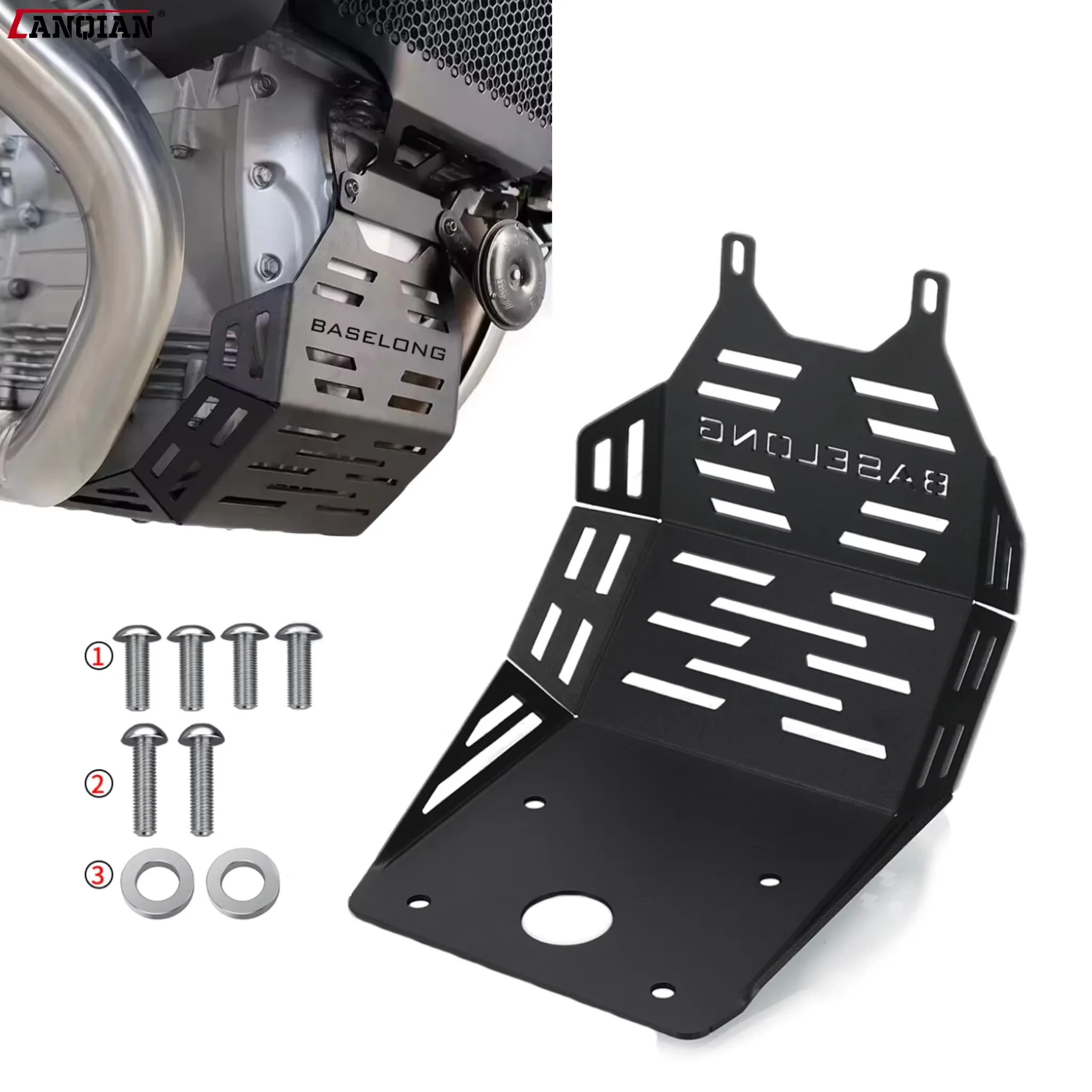 

For MOTO-GUZZI V 100 Mandello/S 2023 2024 2025 Motorcycle Radiator Grille Guard Stelvio 1000 2024-2026 Skidplate Engine Guard