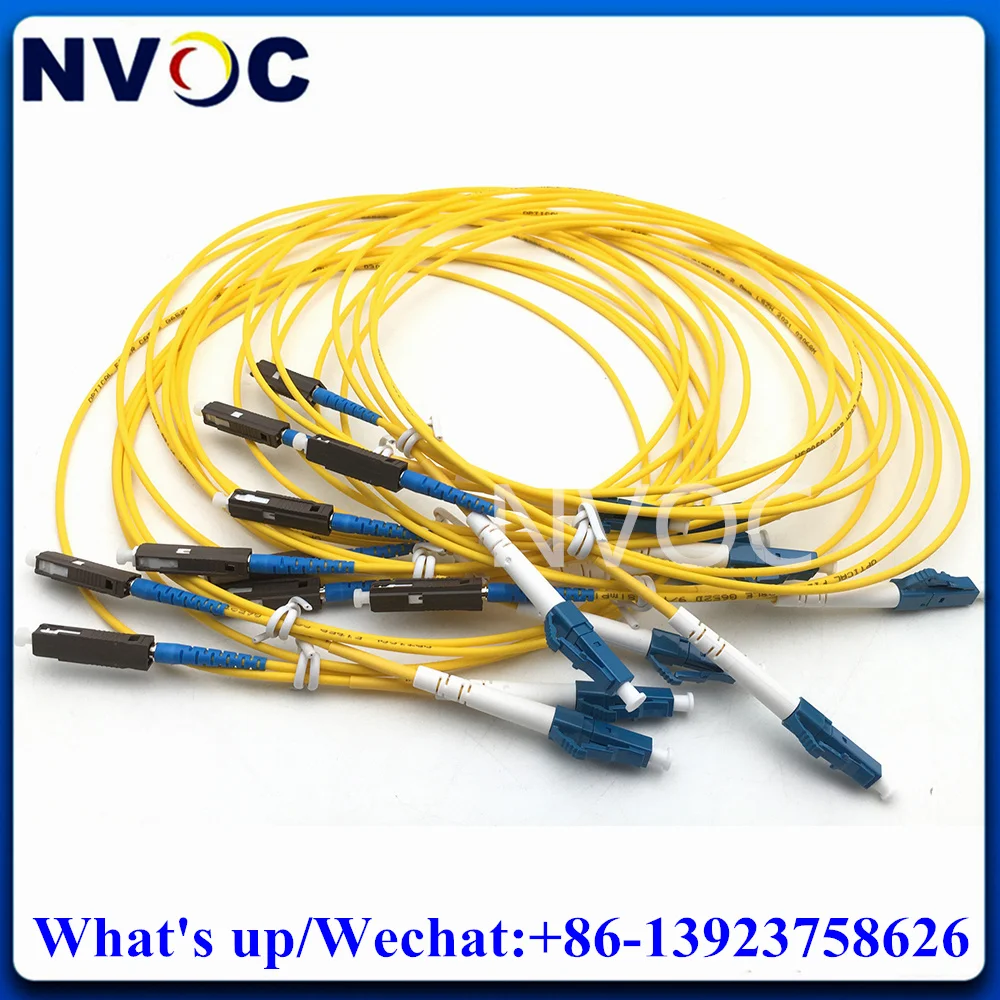 

10Pcs MU-LC 5M Fiber Patch Cord,SM,SX MU/ST/FC/LC/STUPC,Simplex,SM(9/125 OS2 G.652D),2.0mm,LSZH,5M Fiber Optical Cable Connector