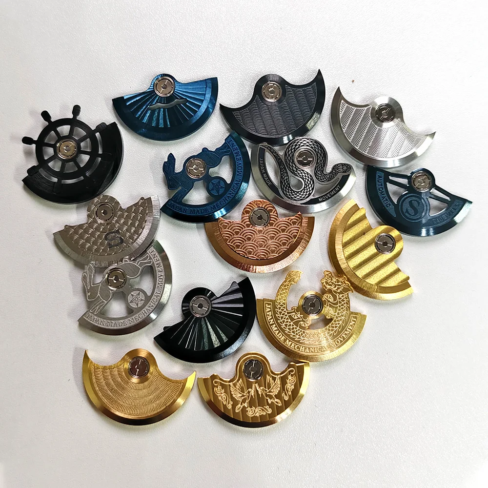 

Индивидуальный ротор NH35, автоматический молоток, часть, подходит для NH34, NH35, NH36, NH38 4R35 7S26, ротор механизма часов