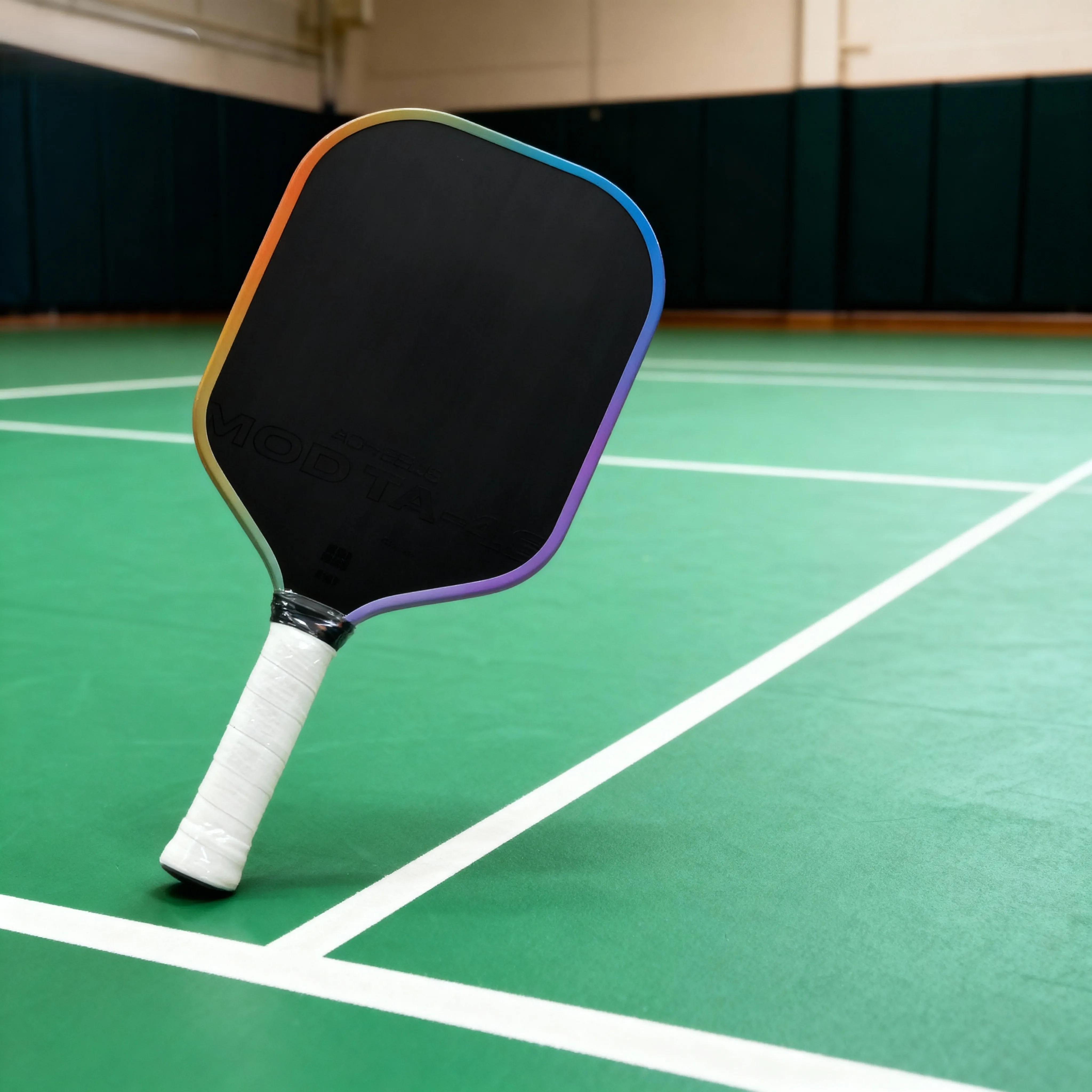 

Rampage Reverse Rainbow Frame Pickleball Paddle MODTA-15evaT700 Carbon Fiber Technology