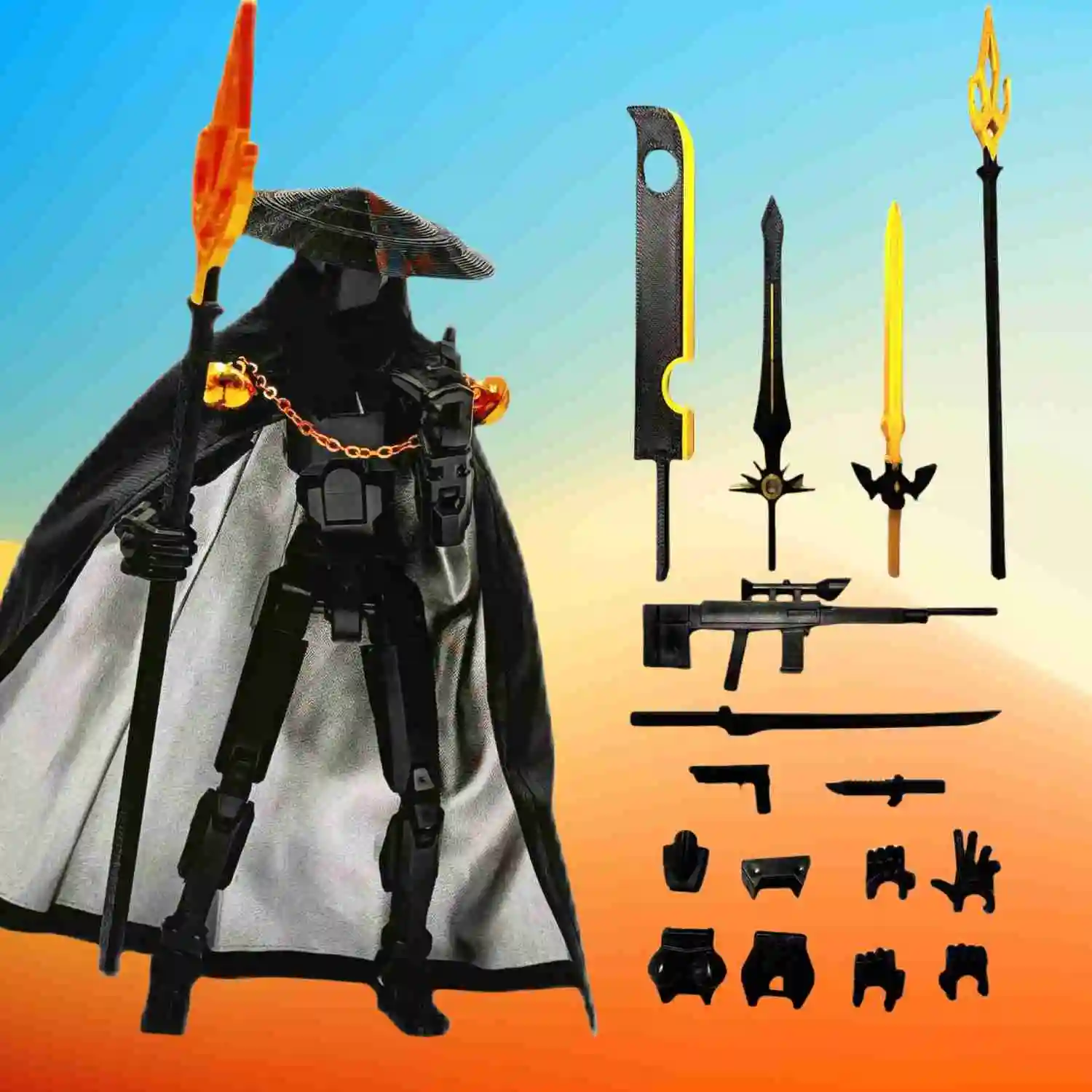 

2025 New Titan Dummy13 Action Figure Dummy T13 Multi-Jointed Movable Lucky 13 Action Figure New Death Swordsman Model