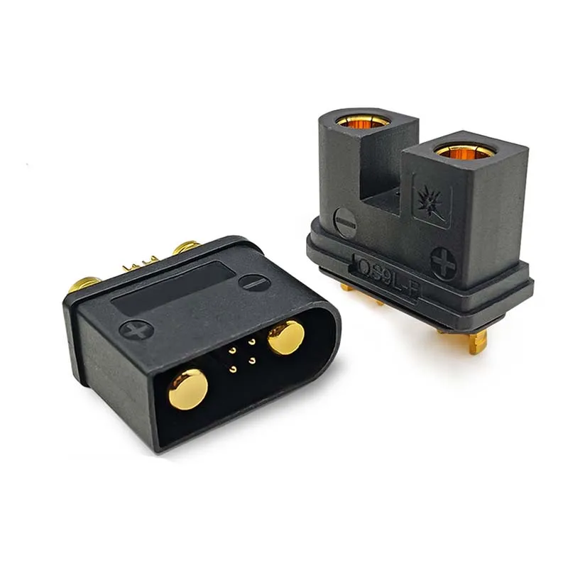 1Pair QS9L QS9S QS9U Spark-Resistant Plug, Male and Female, Drone Power Battery Connector with Resistor