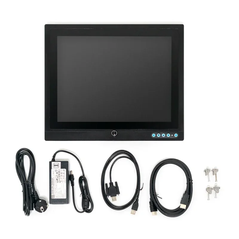 Monitor de CC con pantallas marinas de 21,5 ", resistente al agua, pantalla táctil capacitiva Ip65, Monitor Industrial Lcd para exteriores, 1000 lentes para barcos