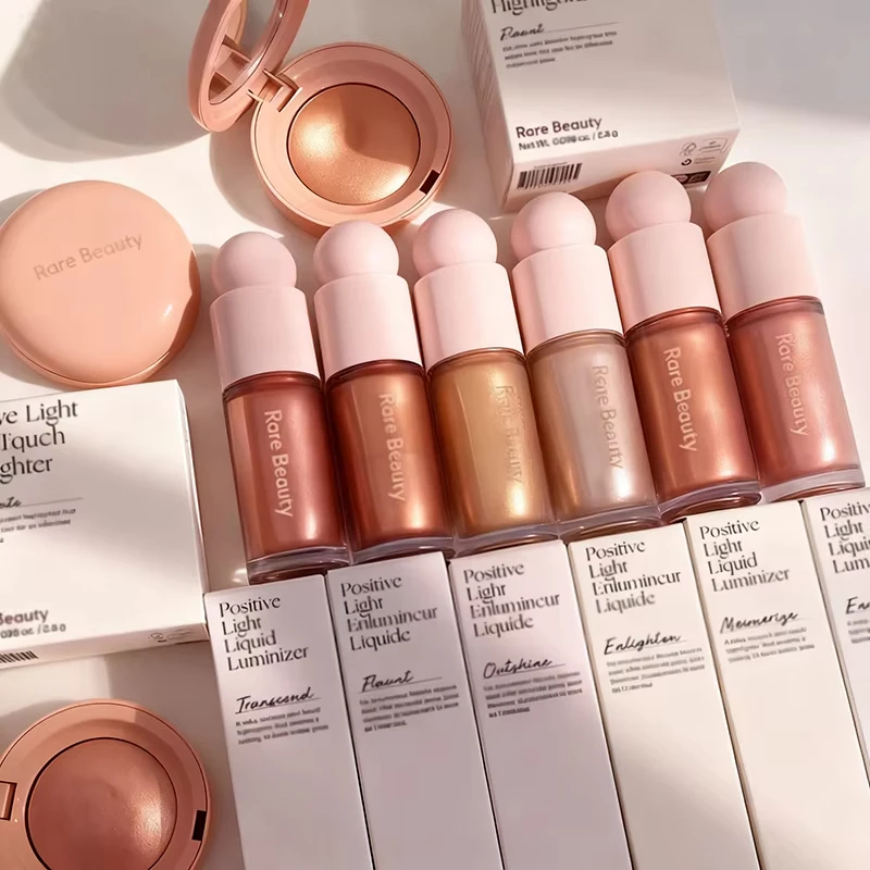 Nouvel ensemble de blush liquide et de illuminateur liquide Rare Beauty Enchant Enlighten Hightlighter Bronzer Stick Liquid Contour