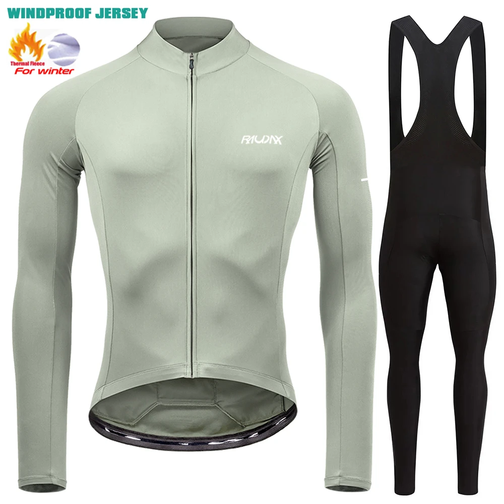AliExpress RAUDAX Raudax Winter Mountain Bike Jersey Ropa De Hombre Long Sleeve Cycling Clothing Thermal Fleece Keep Warm Road Bike Sportswear