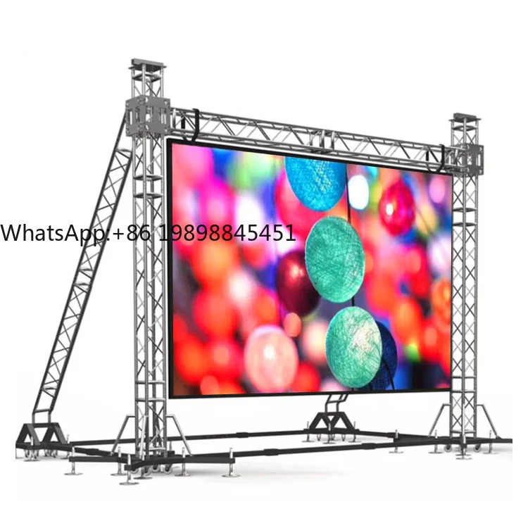 

Outdoor Rental LED Advertising Screen P3.91 5000nits High Brightness Quick Lock Lightweight Cabinet Stage Use LED Video Wall