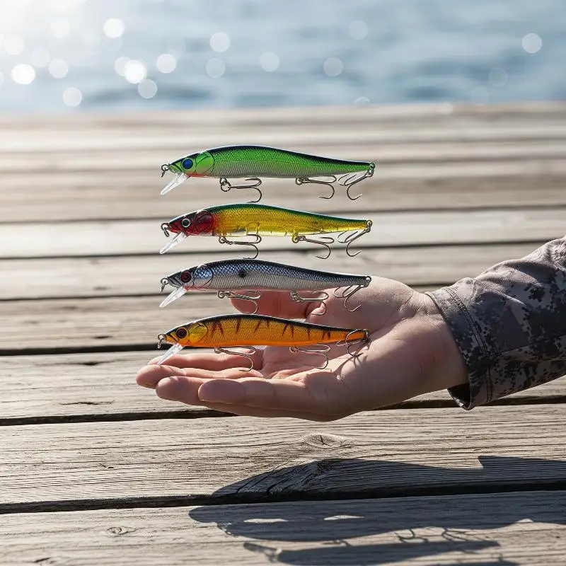 Sinkender Minnow-Angelköder 12cm 13,6g mit 3D-realistischen Augen, Hartköder für Süß- und Salzwasser Raubfischangeln – Detail 4