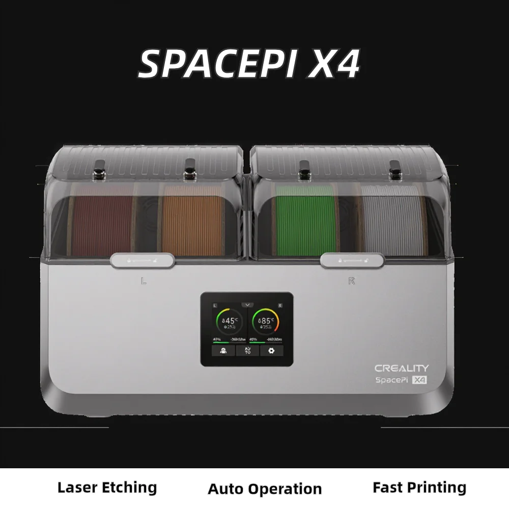 For Space Pi X4 PLA Cartridge All-in-One Auto Silent 3D Filament Dryer With High Precision Up To 200mm/s Printers