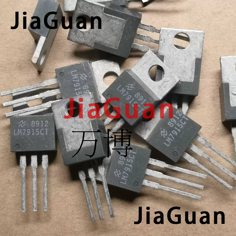 10PCS National LM7915CT TO-220 Three terminal voltage regulator transistor 7915 Double wave marker -15V thick copper substrate