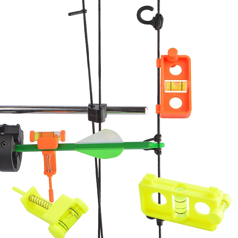 Archery Bowstring Tuning and Mounting Bubble Level Tool Bow Nock Position   Adjust for Hunting Compound Bow and arrow Accessory