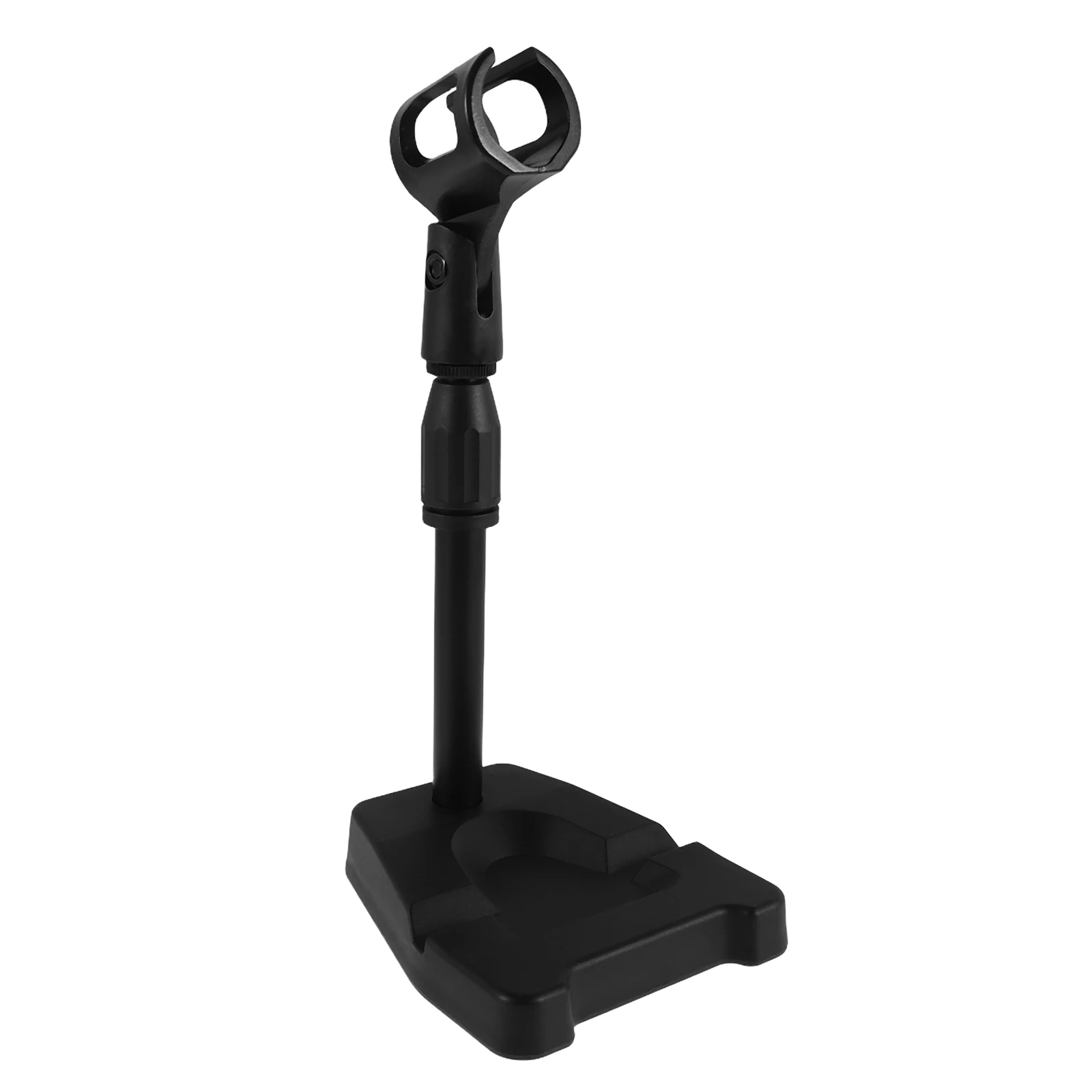 

Mic Stand Desk Mount Clip Holder Clamp Desktop Plastic Anti Vibration Durable Stable Adjustable 360 Degree Recording Live