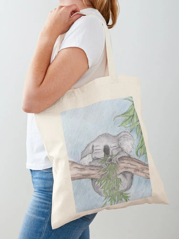Sleep Eating Koala Style Tote Bag custom tote bag tote bag canvas Big reusable shopping bags