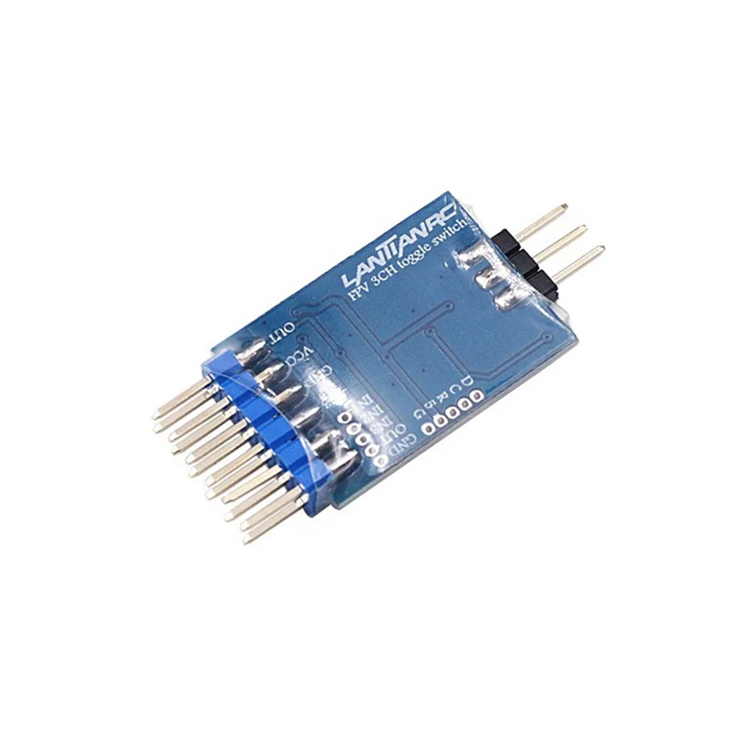 AY14 -Video Switcher Module Video Switcher Module Blauw 5.8G 3-kanaals videoschakelaareenheid voor RC FPV-camera
