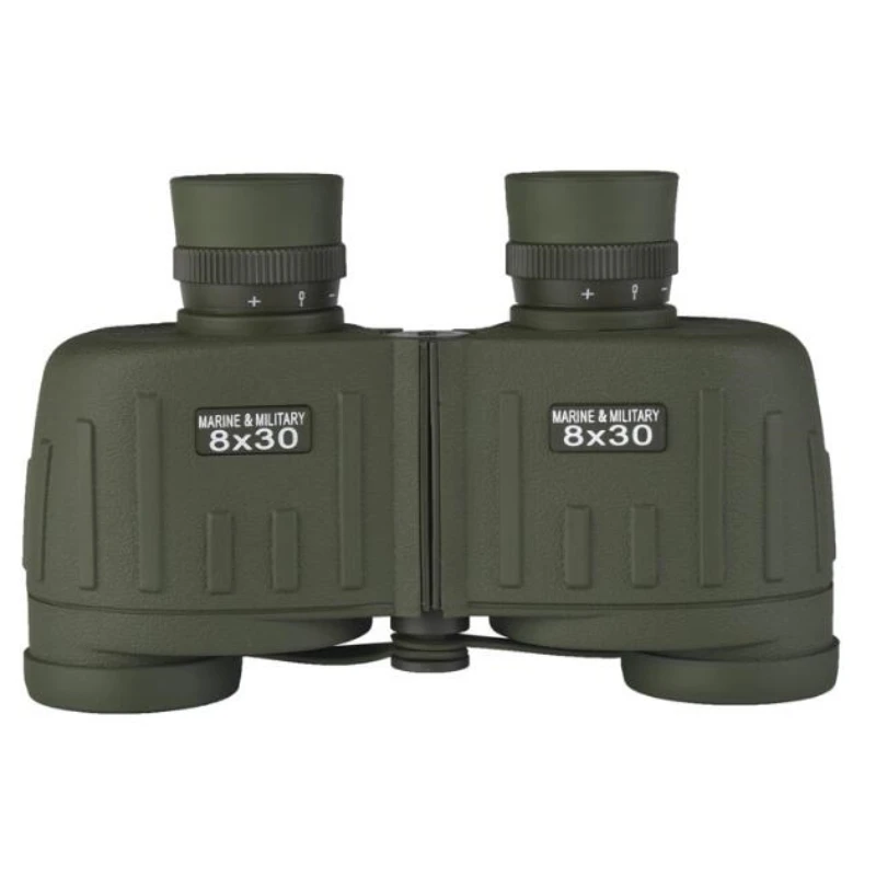 Agnicy 8x30mm Telescopes Marine Waterproof and Shockproof Belt Compass 8x30 Telescope
