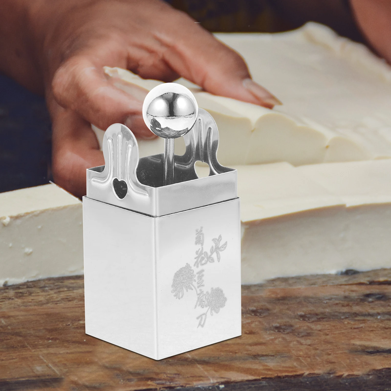 

Tofu Shredder Grater Sliver Mold Stainless Steel Food Slicer Tool Presser Kitchen Gadget Easy Clean Cut