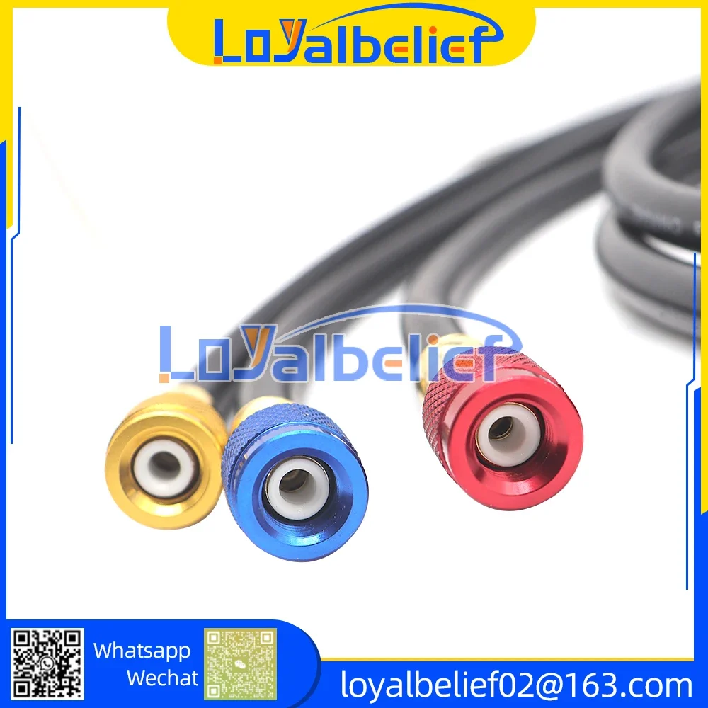 

R134A R32 AC Charging Hose Set 3000PSI 4000PSI for Air Condition Refrigerant Hoses Refrigeration Charging Tool