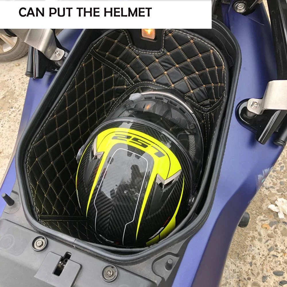 TL500 Motorcycle PU Rear Trunk Cargo Liner Protector Seat Bucket Pad for SYM MAXSYM TL 500 Maxsym TL500 MAXSYMTL 500 accessories