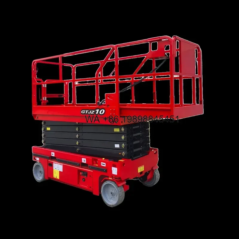 Wmwmnu CE Certified Self Propelled Scissor Lift 11.8m Working Height 320kg Load Capacity Hydraulic Aerial Platform