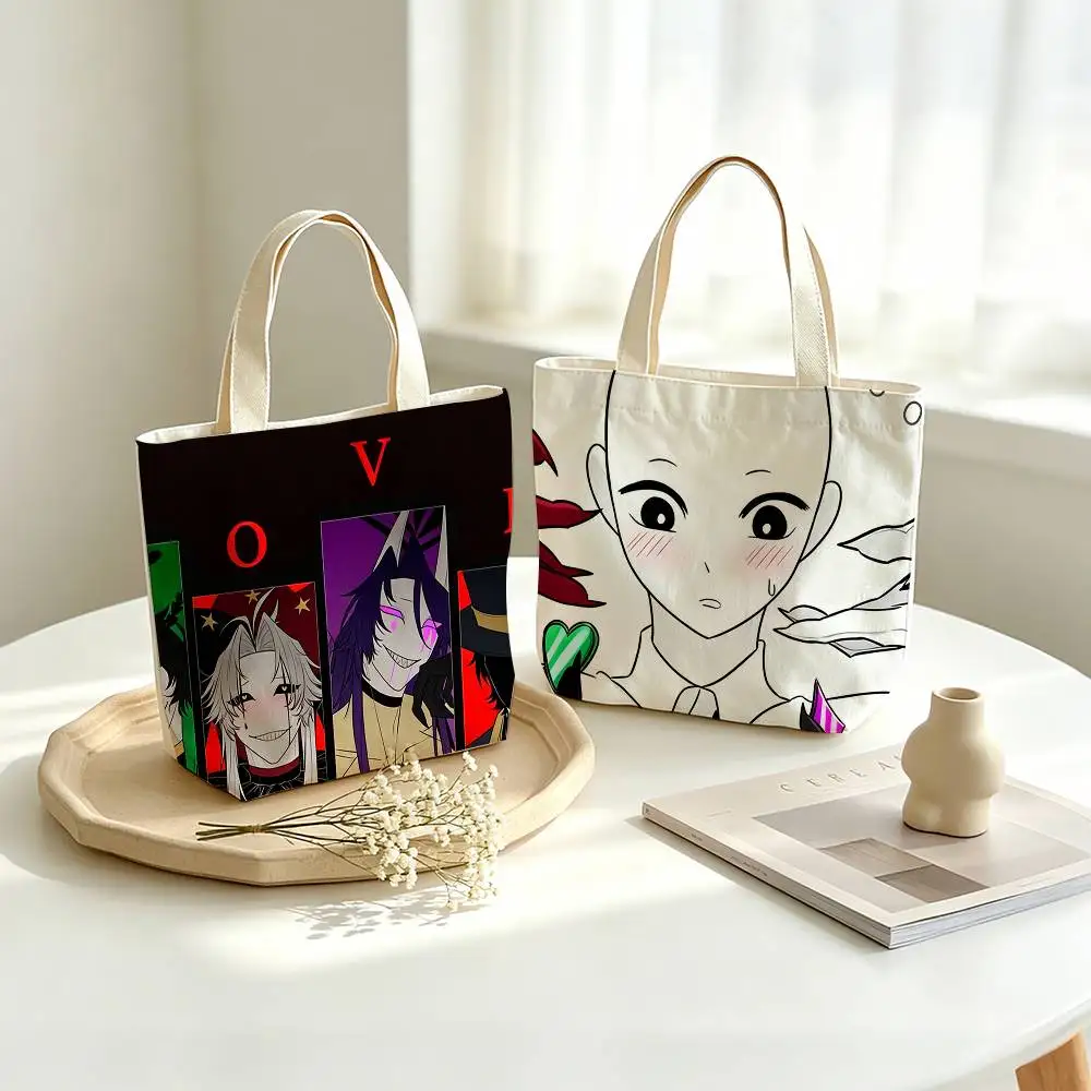 Dark Carnival T-The Freak Circus Pierrot   Printed Canvas Tote Bag Shoulder Bag Commuter Mommy Shopping Bag