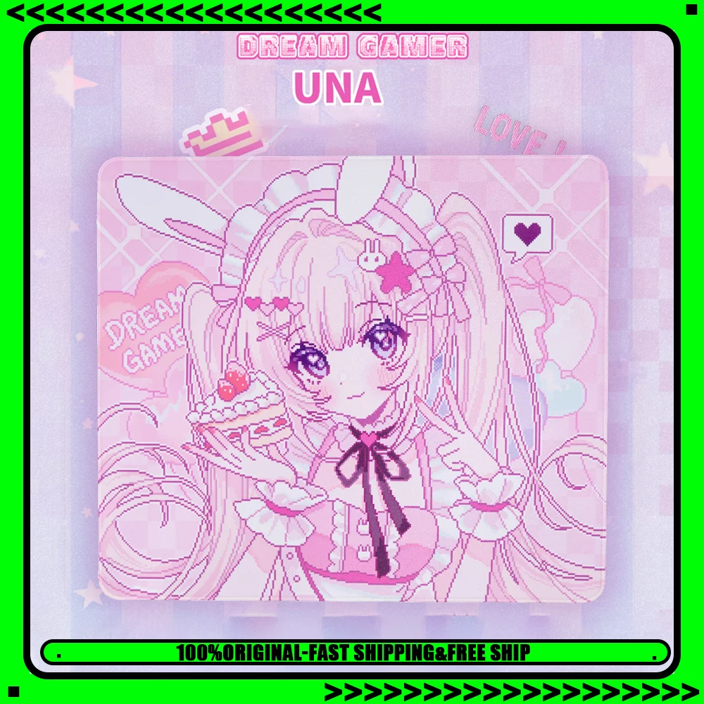 

Dream GAMER Una-V3-Luv Mousepad FPS Neutral Control Mouse Pad Moistureproof Rubber Primer Soft For CSGO Valorant Pc Accessories