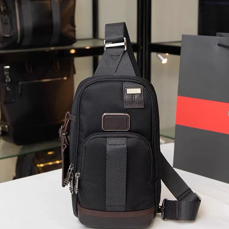 Casual Men's Chest Bag 2223402 Ballistic Nylon Fashion Lightweight IPAD Single Shoulder Slant Cross Small Bag Leisure Style