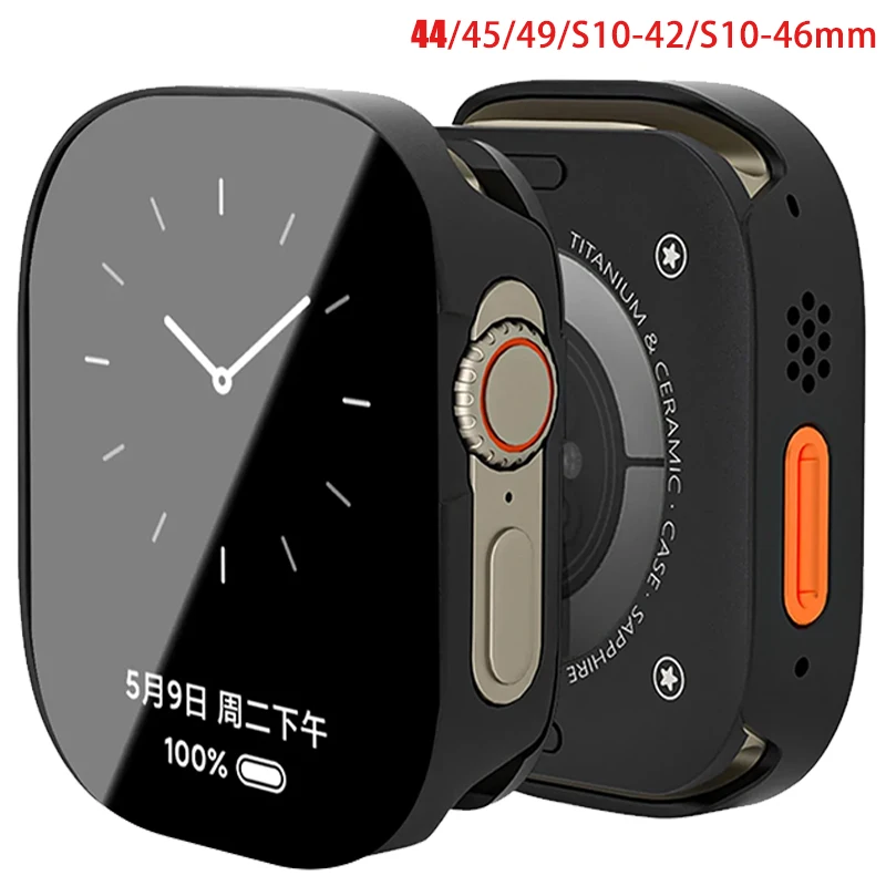

Водонепроницаемый чехол из алюминиевого сплава для Apple Watch Ultra 2 49 мм 46 мм 45 мм 44 мм 42 мм Металлический полный охват Iwatch Series 10 9 8 7 6 SE