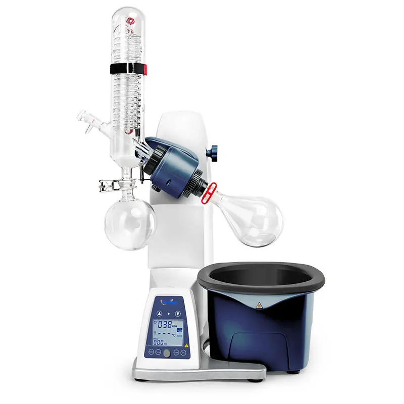 Steam Distillation Vacuum Distiller Equipment 5 Liter Rotary Evaporator Unit Ethanol Oil Short Path Molecular Distillation Kit