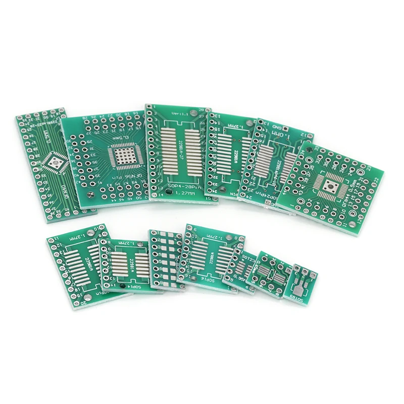 10/30/50 قطعة SOP التصحيح لوح مهايئ SOP8 SOP10 SOP16 SOP28 TQFP QFN IC اختبار مجلس لوحة دارات مطبوعة #3