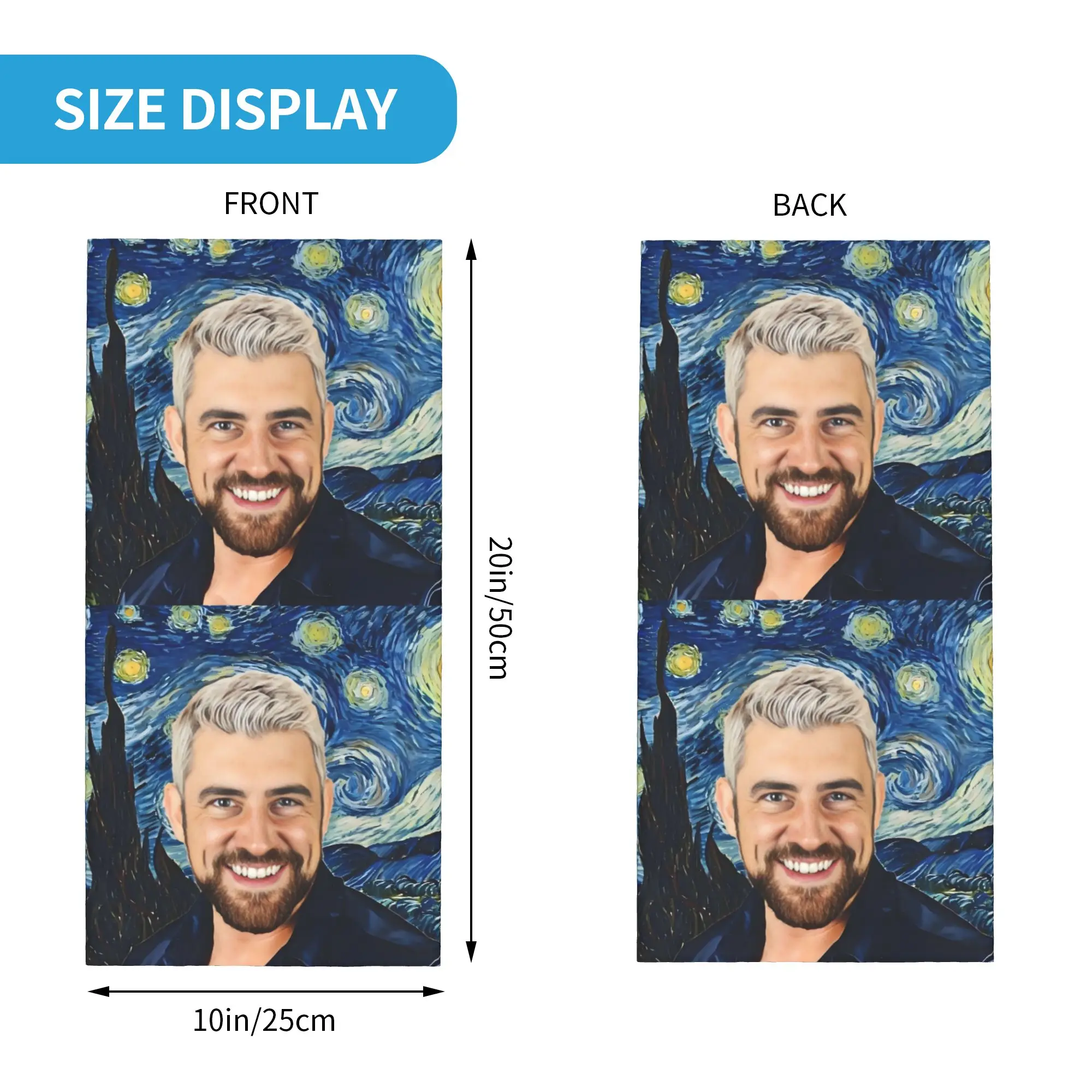 المصارع الاسكتلندي جو هندري باندانا الرقبة الجراب الأشعة فوق البنفسجية حماية الوجه وشاح غطاء بطل النجوم ليلة أغطية الرأس أنبوب بالاكلافا #2