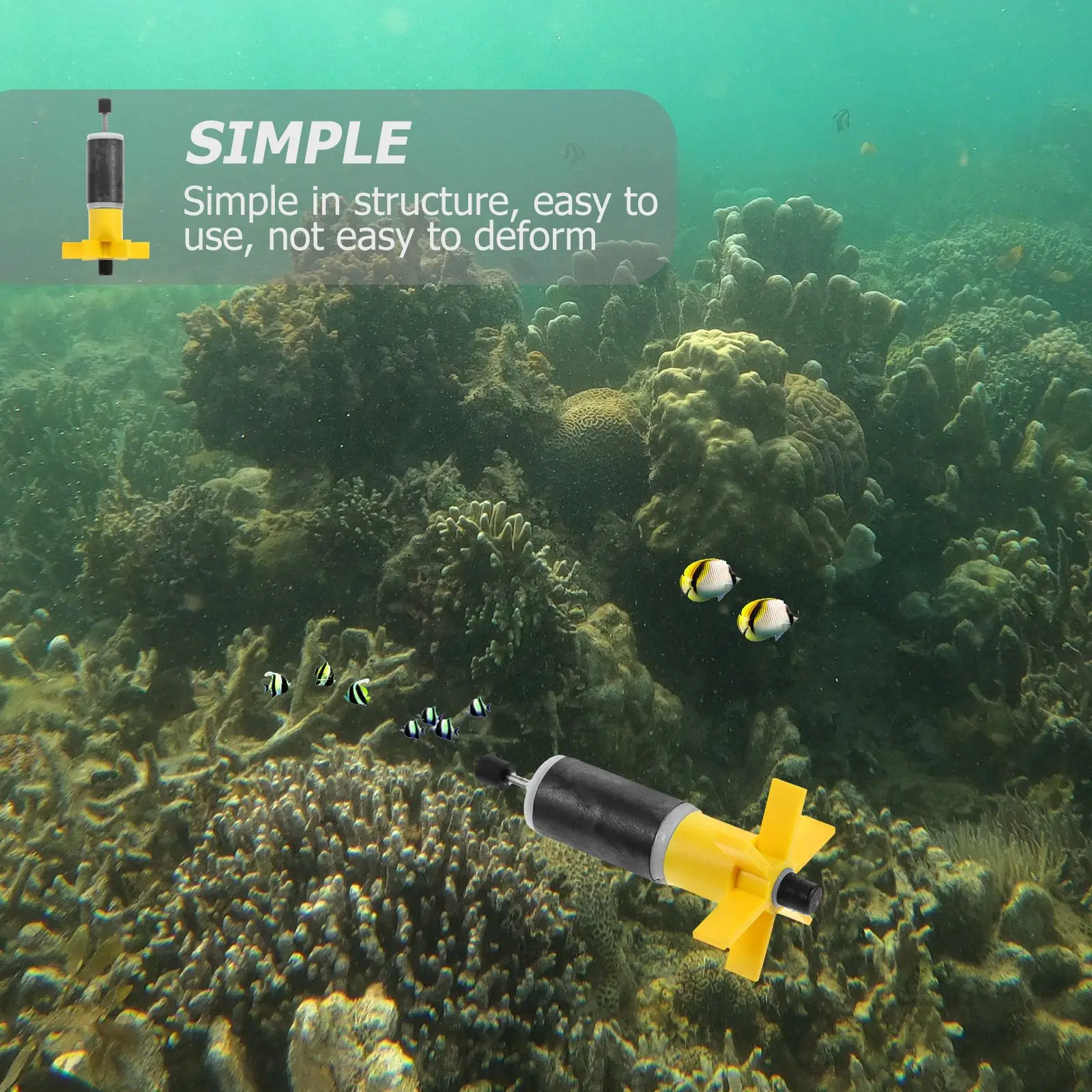 2 Stuks Dompelpomp Rotor Waaier Voor Vervanging Aquarium Waterpomp HQB-2000 Waterpomp Rotor Aquarium Filter Accessoires