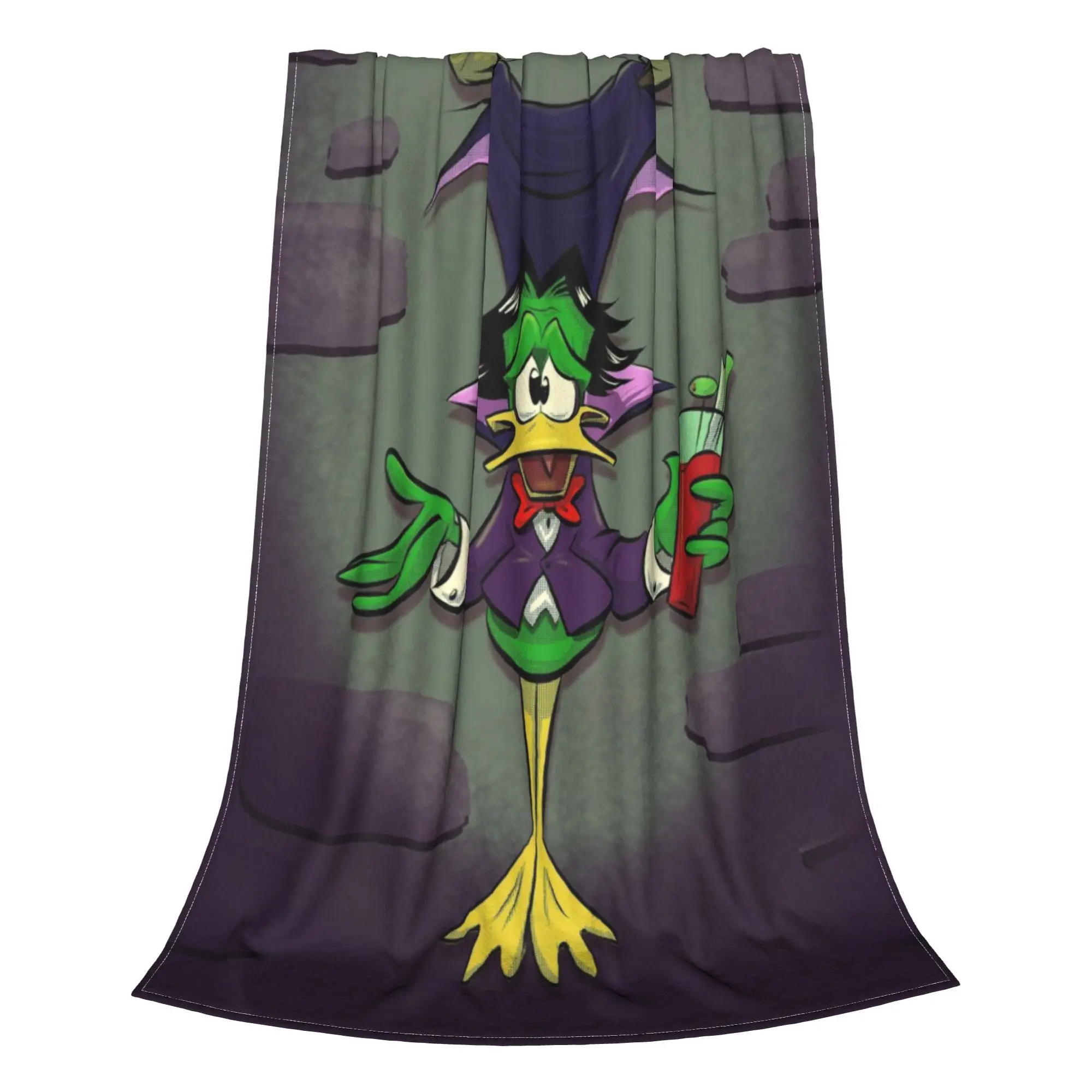 Count Duckula Blanket All Season Count Duckula  Breathable Lightweight Throw Blankets For Car Outdoor Plush Thin Quilt