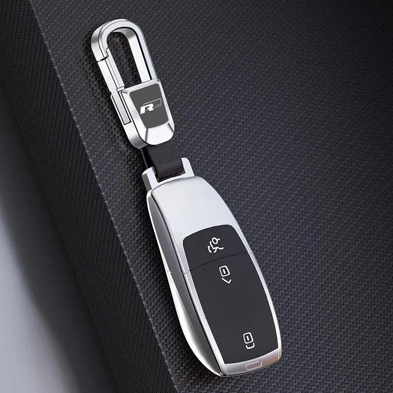 Cup Holders 2026 For Volkswagen VW Rline Logo Beetle MK6 GTI GTD Golf 7 Tiguan Touareg Polo CC Jetta Metal Car Keychain Keyring - view 3