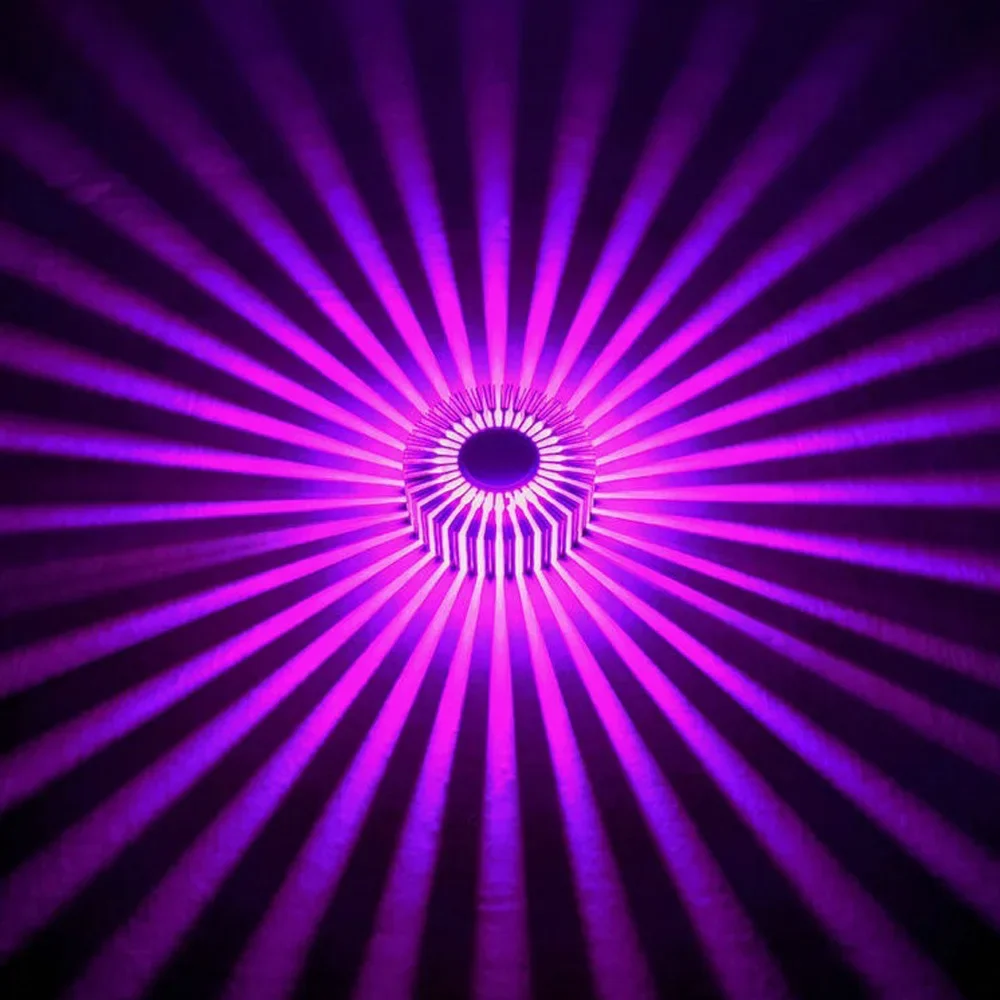 3W Color Light LED Ceiling Light, Sunny Wall Light, Lamp for Living Room Corridor Dining Room Front Porch Decoration Lighting