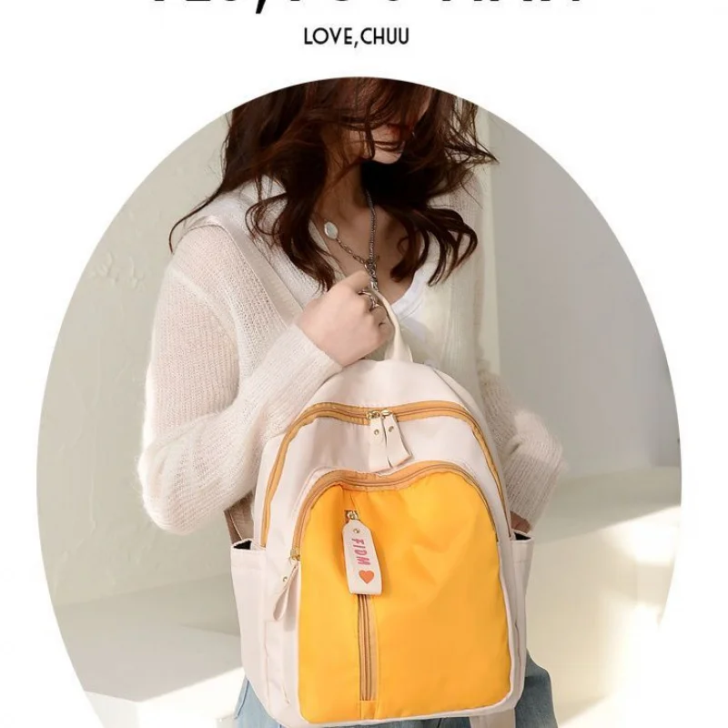 

Oxford Cloth Backpack2025Korean Version New Fashion Bags Versatile Large Capacity Travel Leisure Backpack