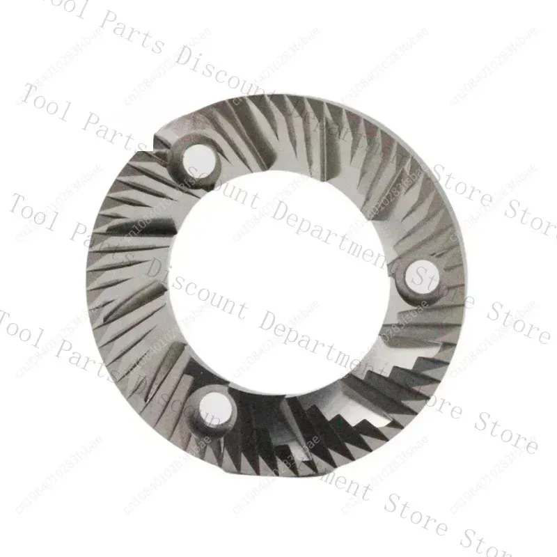 64Mm Coffee Bean Stainless Steel Accessories Flat Knife Grinding Disc (2Pcs Counterclockwise Tooth Pattern)
