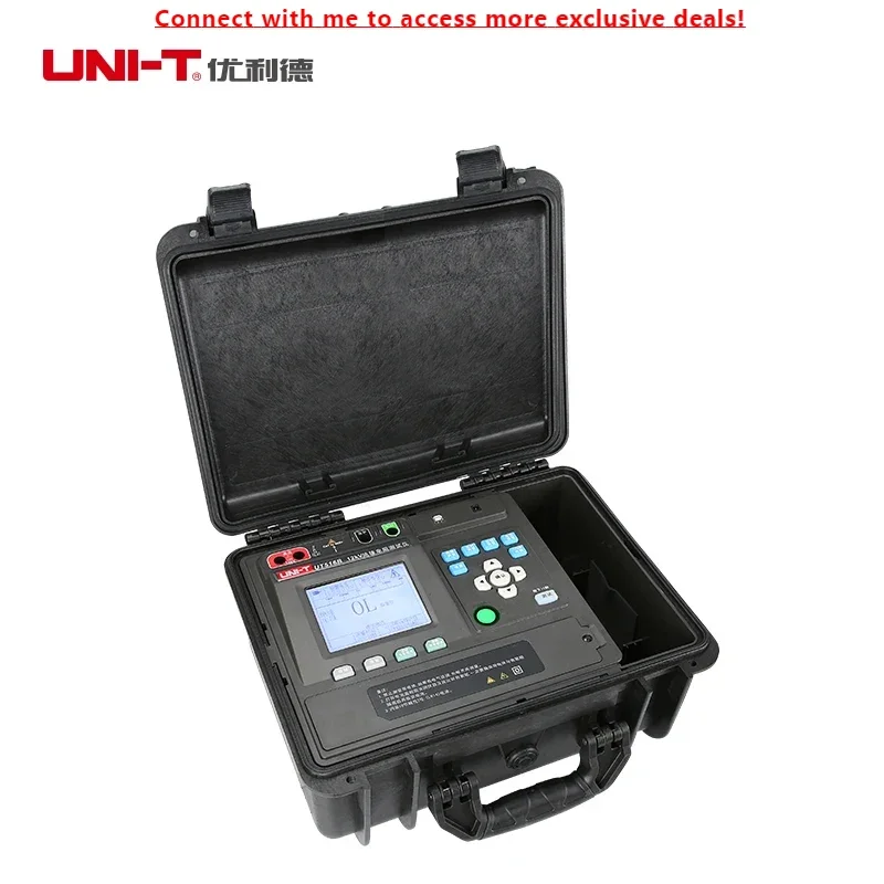 

UNI-T UT516B Digital High Voltage Insulation Resistance Tester 12KV With Data Storage