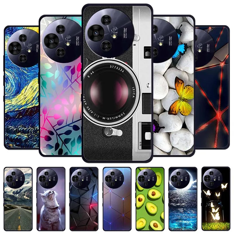 Funda de Silicona Suave Antigolpes para TCL 50 NxtPaper, Carcasa Trasera para TCL T702D, Funda Protectora de TPU con Diseño de Animales para TCL 50NxtPaper 5G