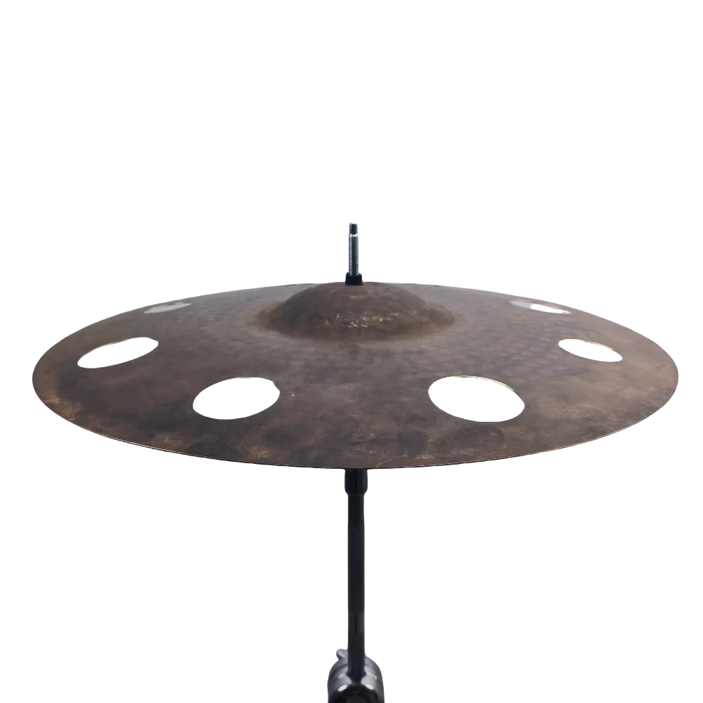

2025 Effect Cymbals 17" B20 Ozone Cymbals With 8 Holes For Drum Set Sale