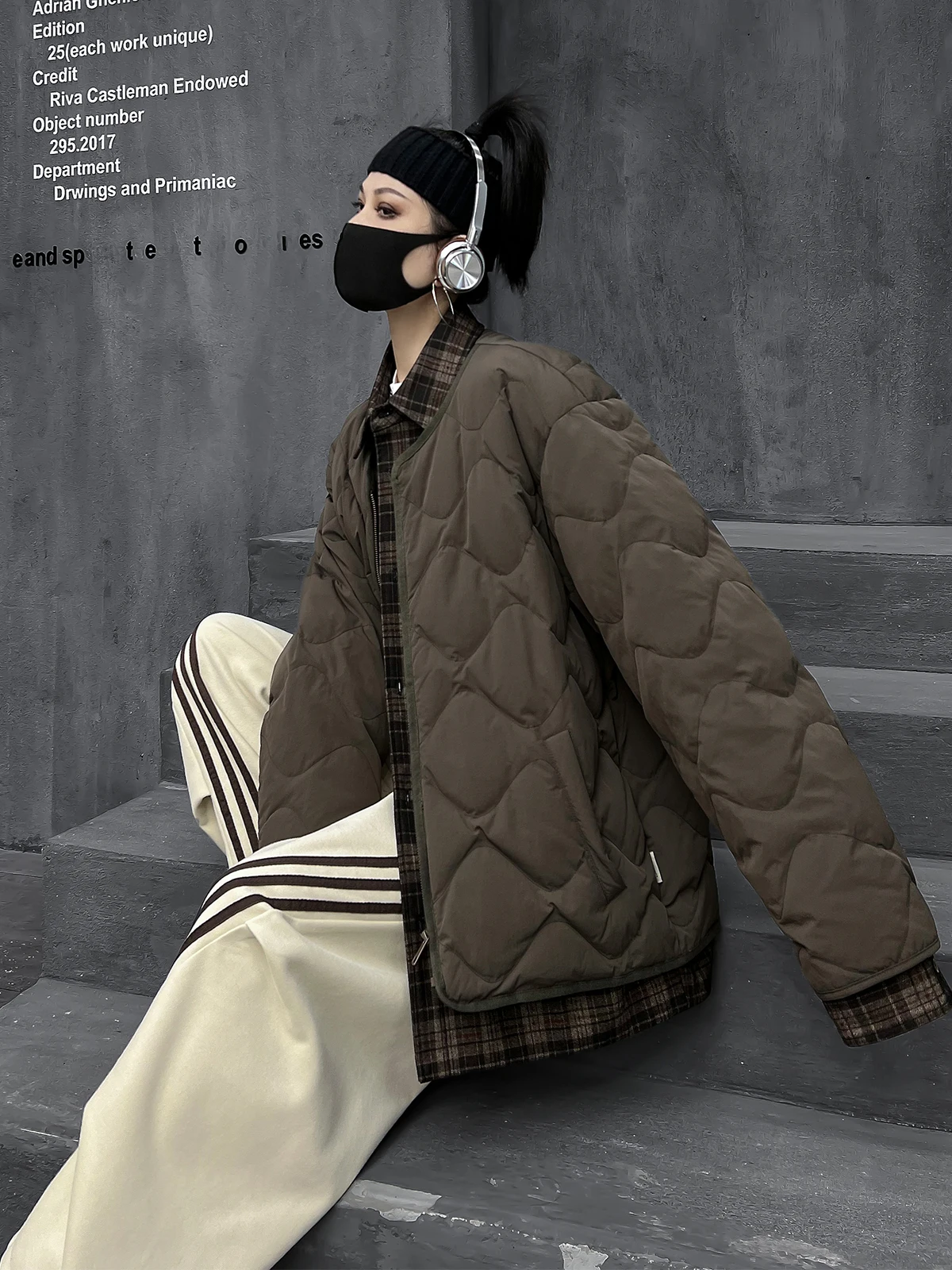 

Slimming Effect down Jaet Women's Winter Lightweight Warmth Outerwear No Hat Du Feather Quilted Nylon Casual Sle Coat