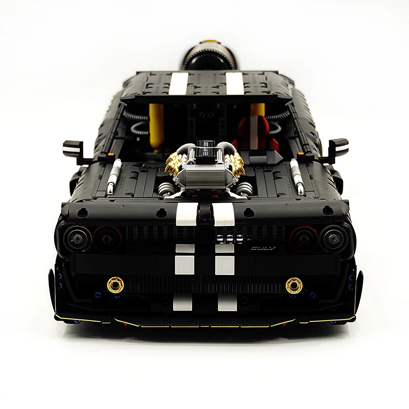 

Luxury GULY 10637 1:8 MOC Technical RC Racing Building Block Assembly Supercar Bricks Model DIY Puzzle Toys Kids Christmas Gifts