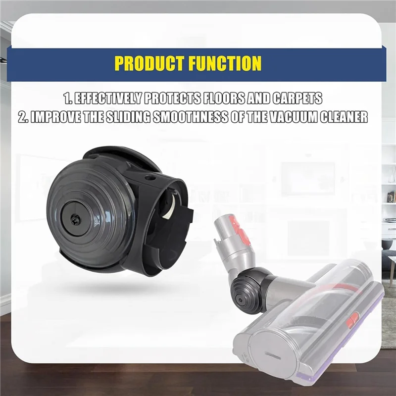 

Запасные части ABUL-4X для пылесоса Dyson V10 V11 V15 G5, 100 Вт, V-образный шарик, колеса с чистящей головкой с высоким крутящим моментом