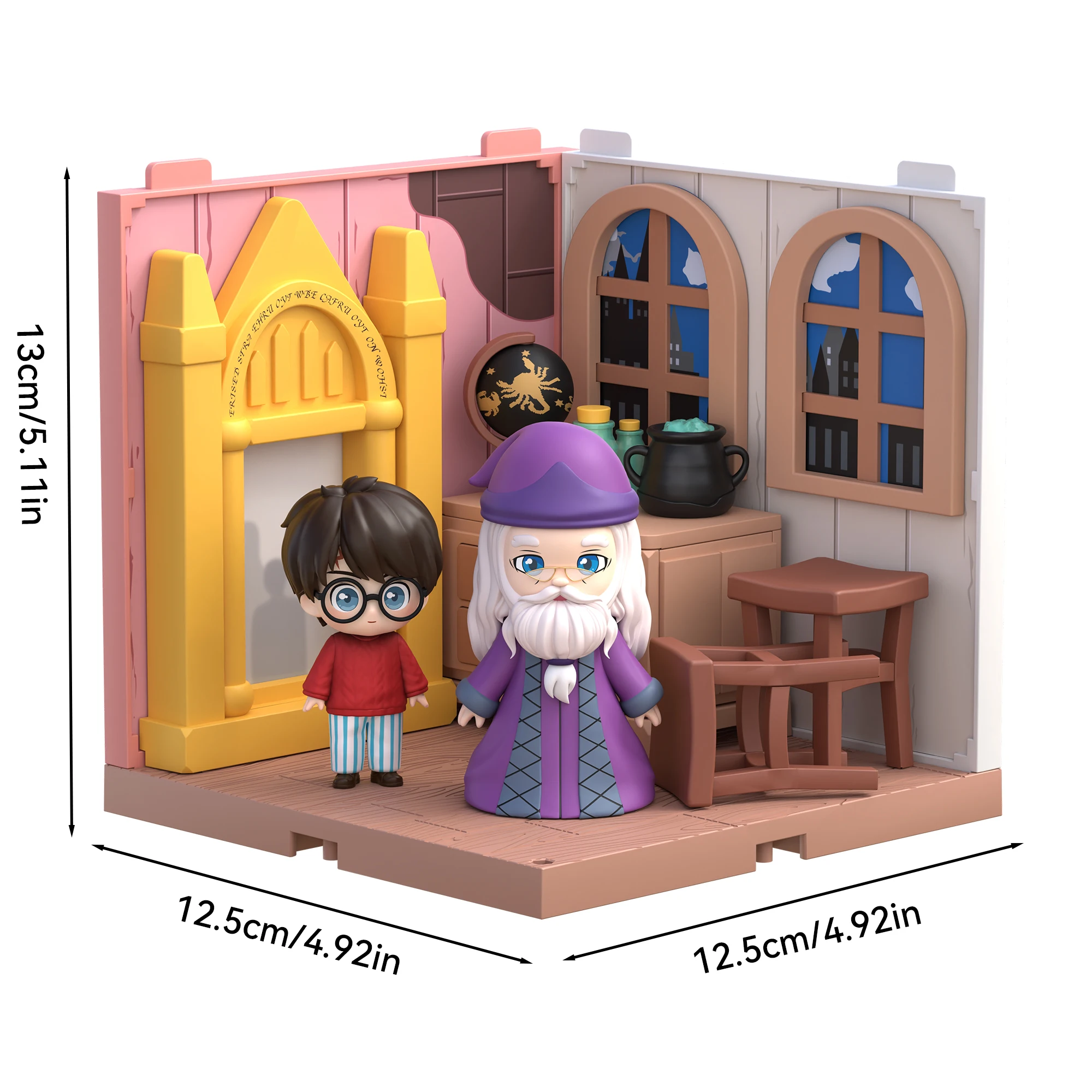 モザオ文化ハリーポッターとソーサラーズストーンシリーズ、クリエイティブなDIYミニチュアシーン、部屋の装飾ギフト