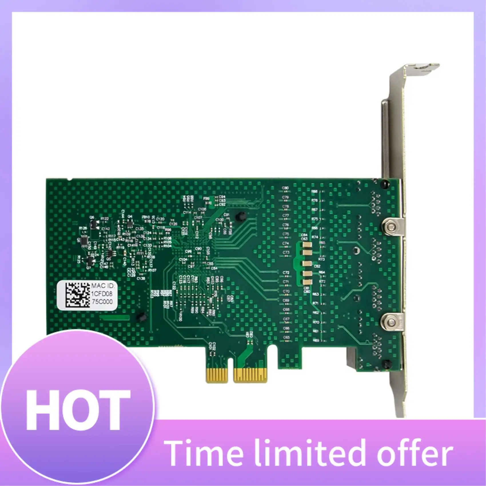 

ABFN-BCM5719 Сетевой адаптер PCI-E X1 4-портовая гигабитная сетевая карта Ethernet-серверный адаптер Адаптер сетевой карты PCI-E