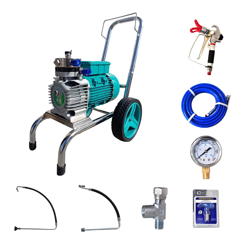 소형 전기 스프레이 페인팅 기계 고압 무공기 다기능 스프레이 페인팅 기계