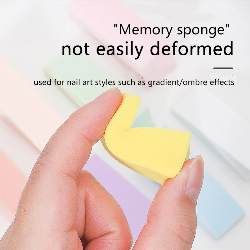 

Треугольная губка для градиентного нанесения румян, губка-блендер для гель-лака, инструменты для маникюра и нейл-арта