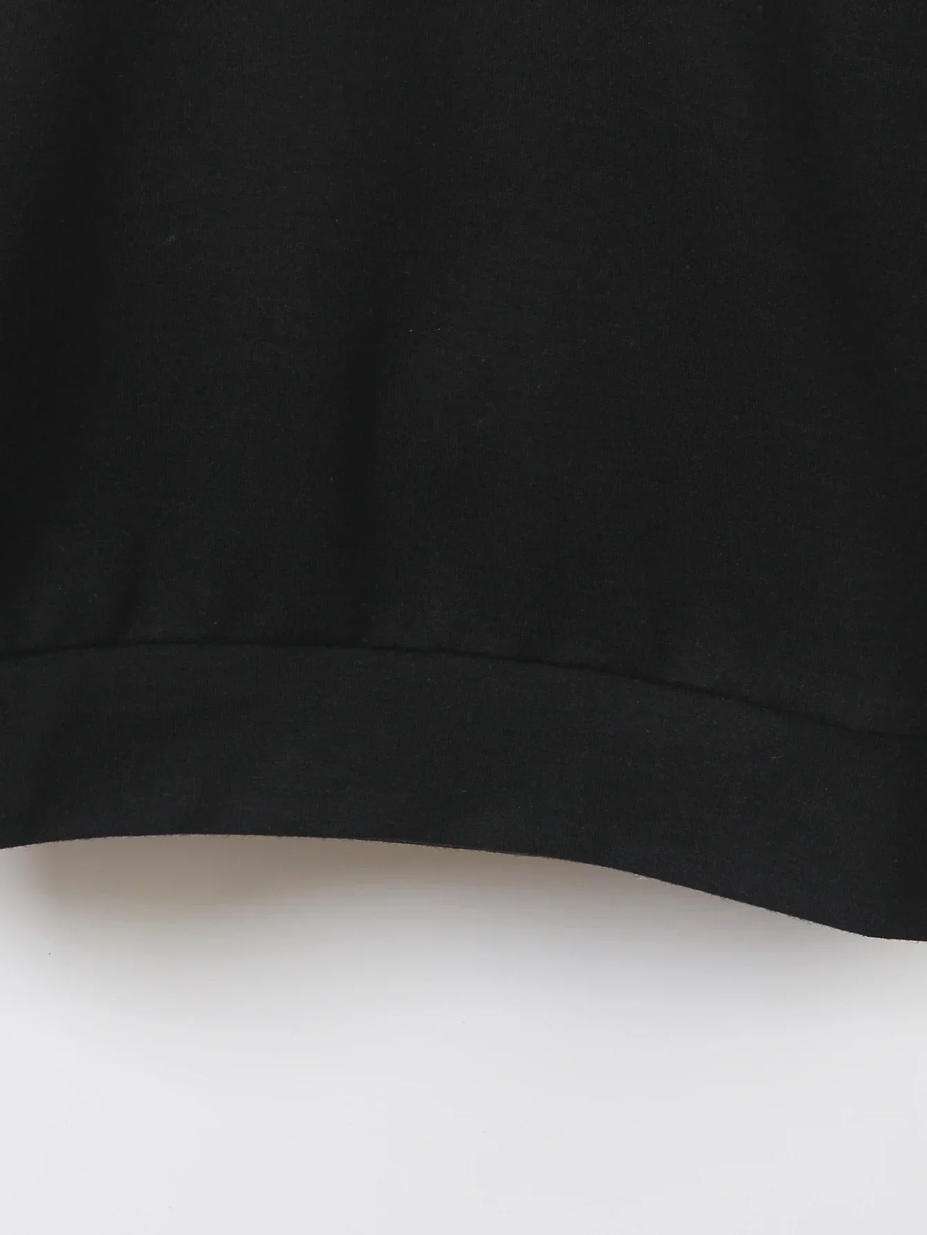 الخريف والشتاء عارضة أزياء عيد الميلاد 67 الكرتون المطبوعة هوديي أسود مناسبة للسفر اليومي